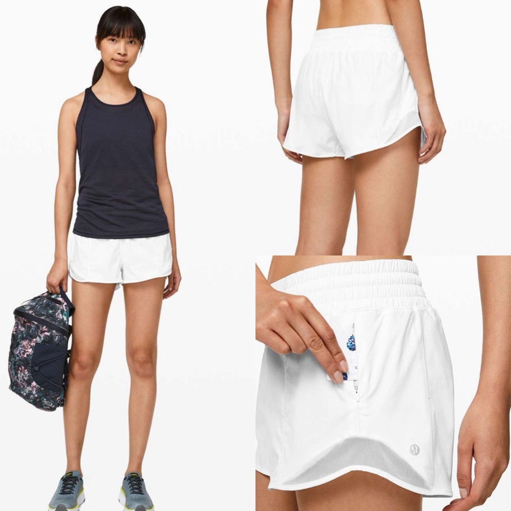 Lululemon Hotty Hot Short *High-Rise 2.5"
White